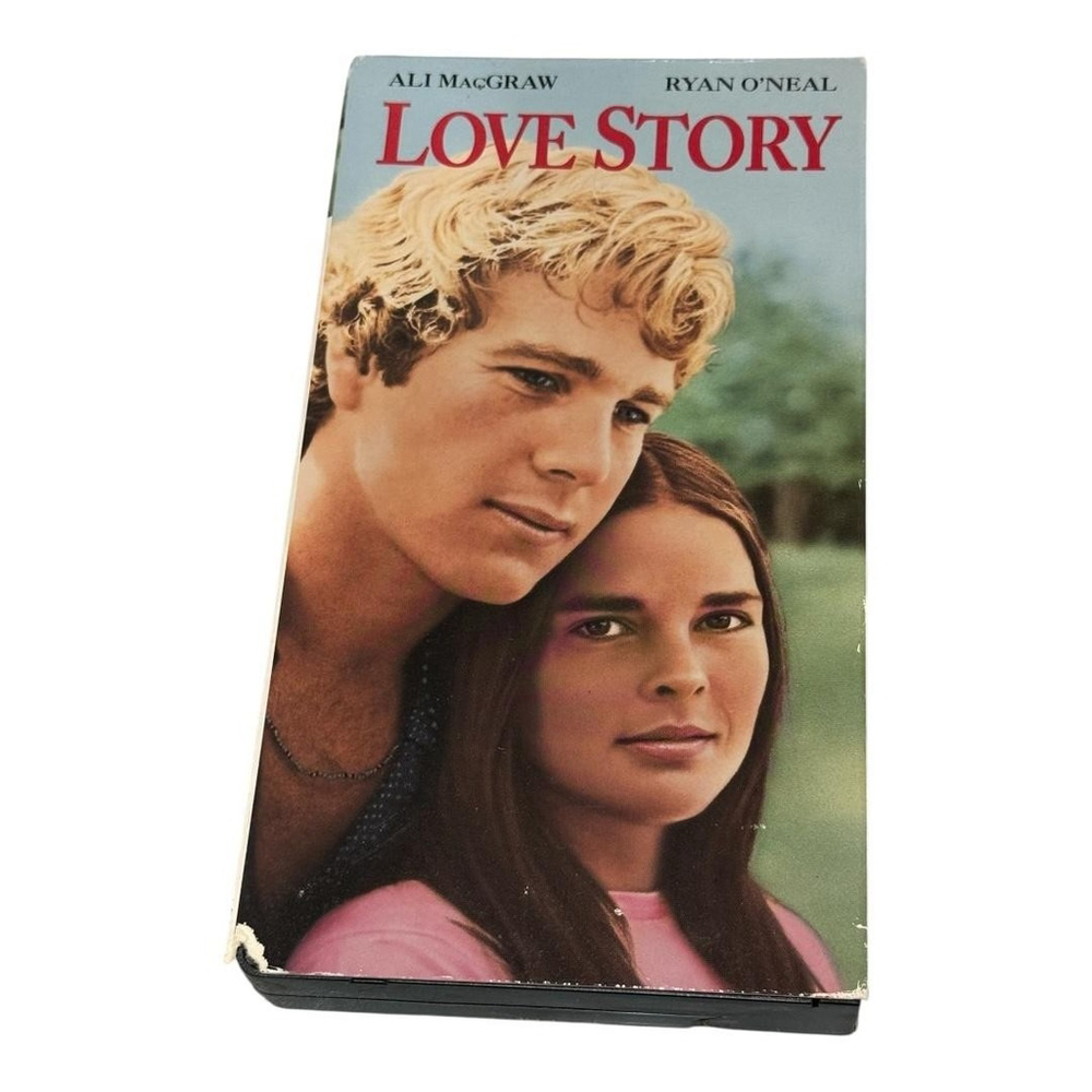 Vintage Love Story VHS Tape 1970 Film Ali MacGraw Ryan O'Neal Paramount Hi-Fi